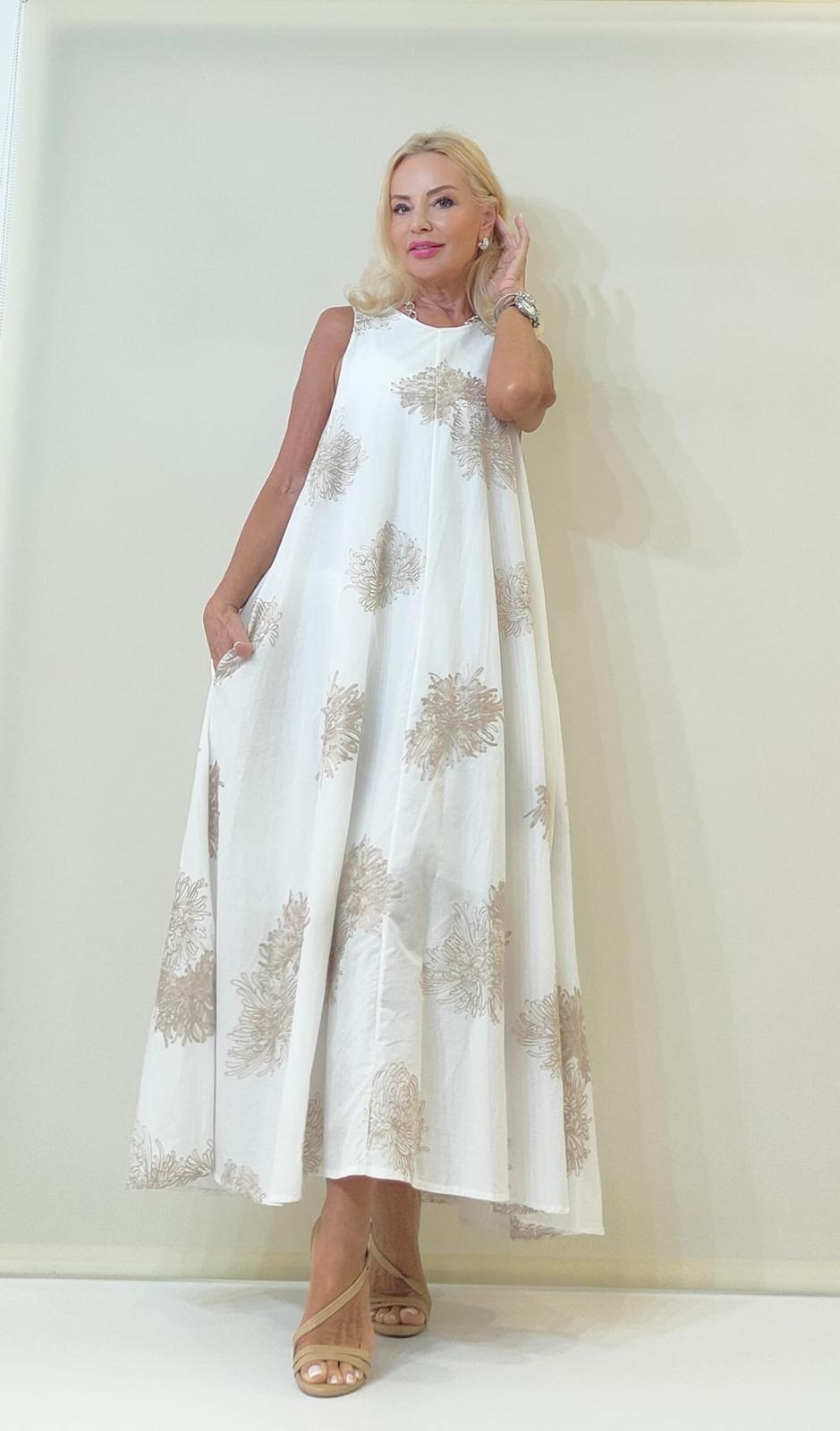 Colectie de vara 2026 - Rochie Maxi Desert Bloom