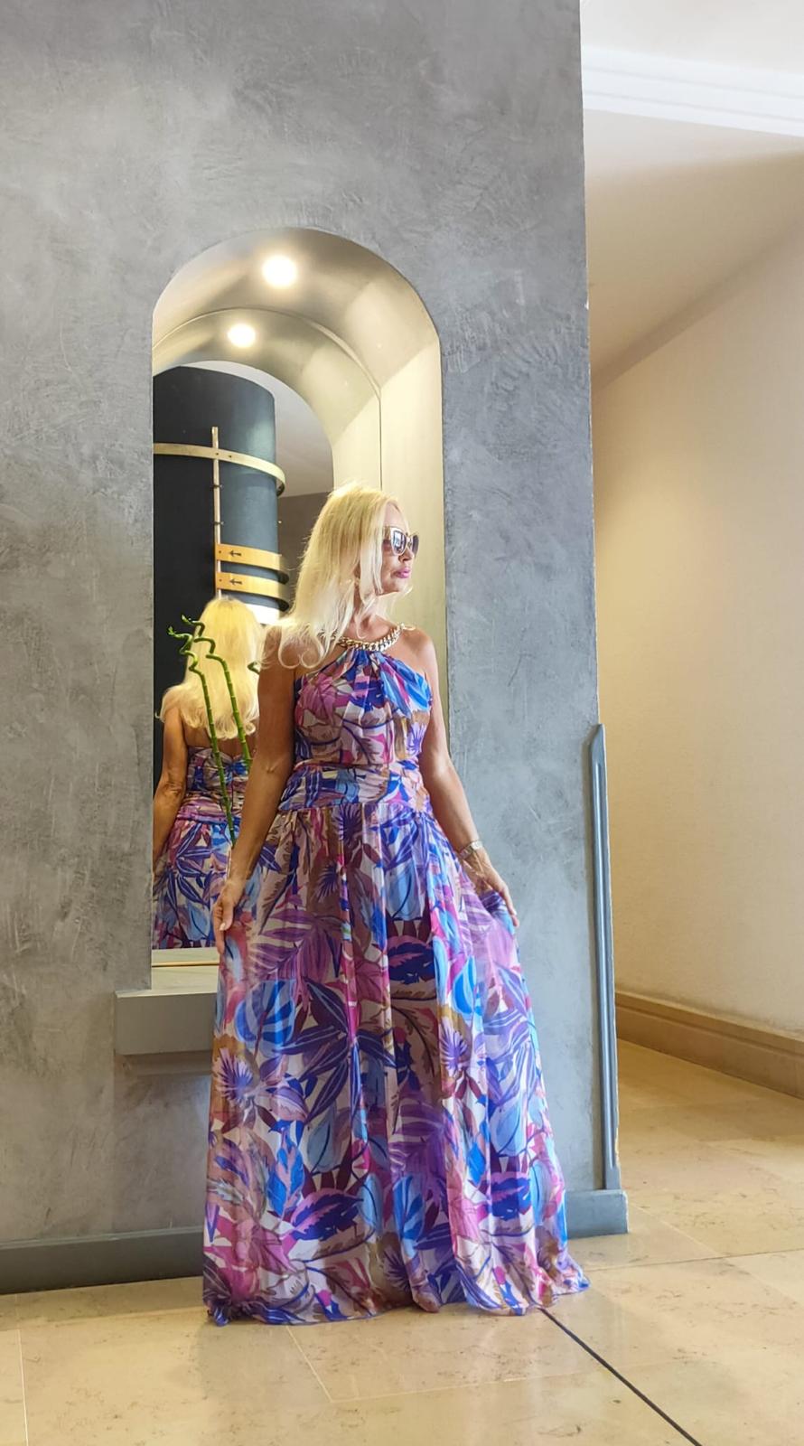 Rochie Maxi Tropical Lumiere